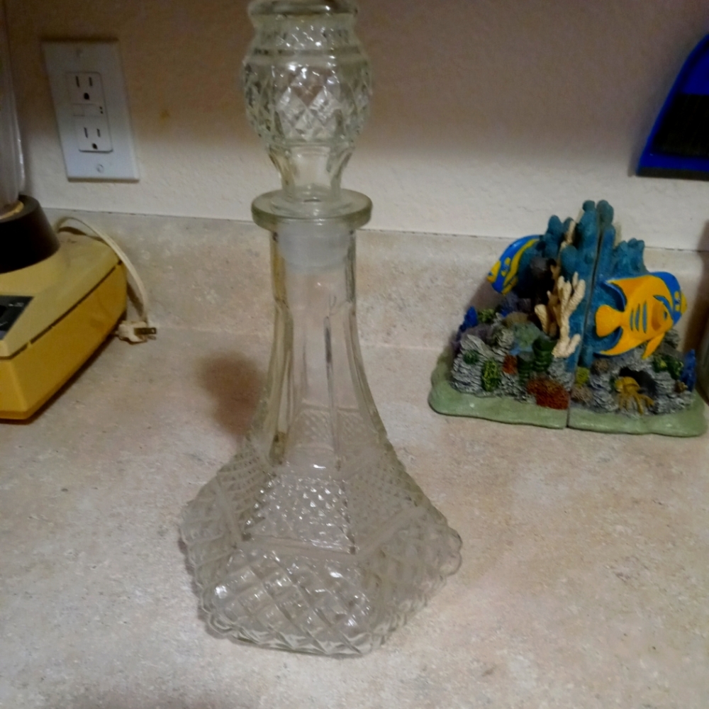 Vintage liquor Captain's bottle